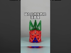 Bộ gạch từ với các hình dạng linh hoạt cho động vật và thực vật Nhà dứa