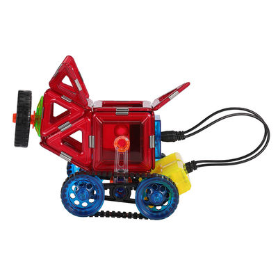 Mua Trẻ em 3D Magnetic Tiles Remote Control Car Locomotive Pig Cart Các khối từ tính online manufacture