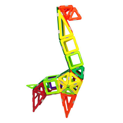 Mua OEM ODM 3D gạch nam châm động vật Giraffe cấu trúc khối nam châm thiết lập cho trẻ em online manufacture