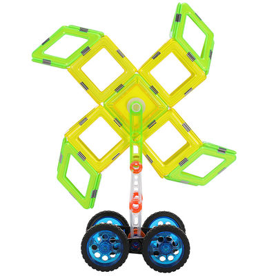 Mua Cô gái và chàng trai ốp nam châm xe cộ pinwheel cấu trúc lắp ráp đồ chơi online manufacture