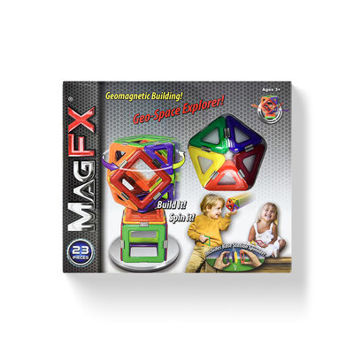 3 năm + DIY Assembly Magnetic Block Sets, Geometric Magnetic Shape Kits