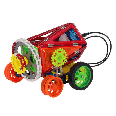 STEM Học tập Đồ chơi từ tính Xe đặt Đồ chơi gạch từ tính điều khiển từ xa