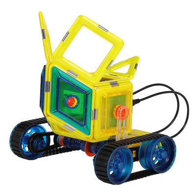 Gạch từ tính điều khiển từ xa xe 3d khối từ tính Thỏ nhỏ đồ chơi xe
