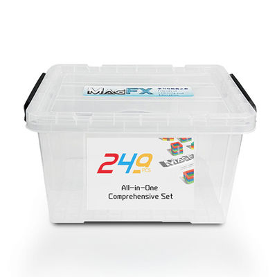 Đồ xây dựng từ tính giáo dục đầy màu sắc 249Pcs cho các trợ giúp giảng dạy mẫu giáo