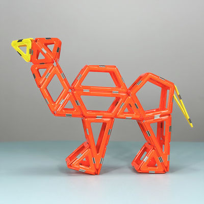 Trẻ em giáo dục Camel động vật mô hình gạch từ Diy lắp ráp đồ chơi từ tính
