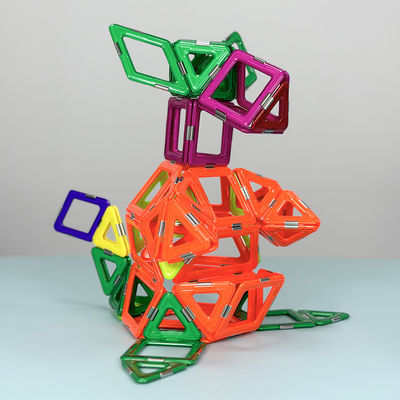 3D sáng tạo trẻ em đồ chơi Kangaroo khối từ tính động vật màu sắc rực rỡ