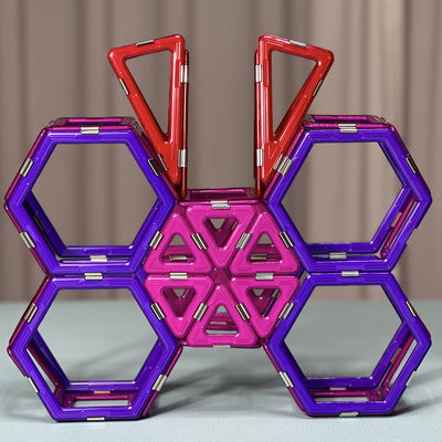 Các cấu trúc bướm 3D Khối chơi từ tính bề mặt mịn đồ chơi xây dựng quà tặng cho trẻ em