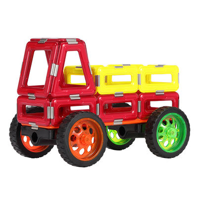 Xây dựng tự làm gạch nam châm xe minivan khối nam châm đồ chơi STEM giáo dục