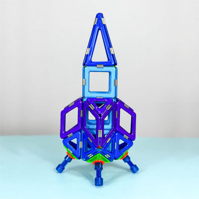 Đồ chơi Khóa xây dựng gạch từ tính Khóa giải đố cho công nghệ tương lai Mecha Rocket nhỏ