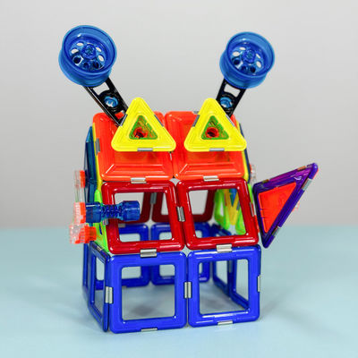 OEM màu sắc Magnetic Khoa học gạch Khái niệm đồ chơi Mecha House hình dạng quái vật