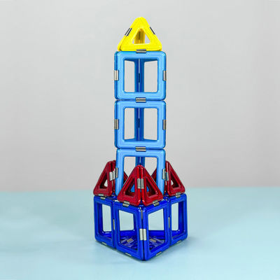 Sáng tạo học tập khoa học từ tính gạch Mecha Shenzhou VII khối đồ chơi