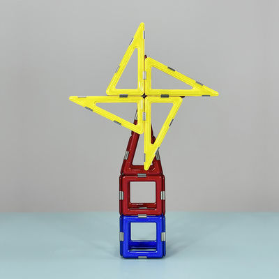 3D DIY đồ chơi xây dựng từ tính gạch góc phải Đĩa xây dựng cối xay gió